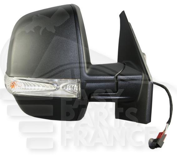 RETRO D ELECT NOIR A/FEU A SONDE SIMPLE GLACE 8 PINS Pour FIAT DOBLO - FT072 02/10→12/14