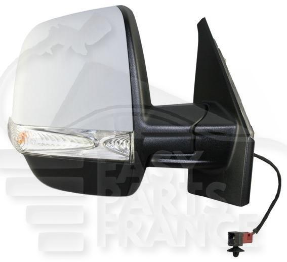 RETRO D ELECT A PEINDRE A/FEU A SONDE DOUBLE GLACE 8 PINS Pour FIAT DOBLO - FT072 02/10→12/14