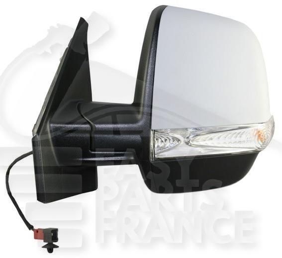 RETRO G ELECT A PEINDRE A/FEU DOUBLE GLACE 6 PINS Pour FIAT DOBLO - FT072 02/10→12/14
