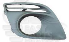 GRILLE DE PC AVD NOIRE A/AB -S/PACKONTROL Pour VOLVO XC 60 - VV120 07/08→12/12