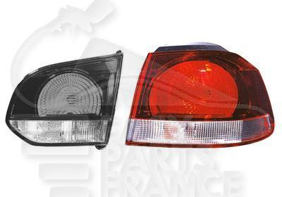 FEU ARD EXT ROUGE Pour VOLKSWAGEN GOLF 6 - VO059 11/08→10/12