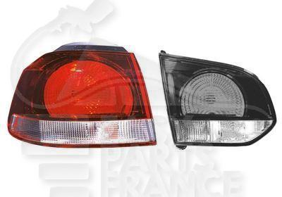 FEU ARG EXT ROUGE Pour VOLKSWAGEN GOLF 6 - VO059 11/08→10/12