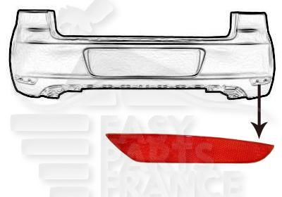 CATADIOPTRE DE PC ARD ROUGE →11/09 Pour VOLKSWAGEN GOLF 6 - VO059 11/08→10/12