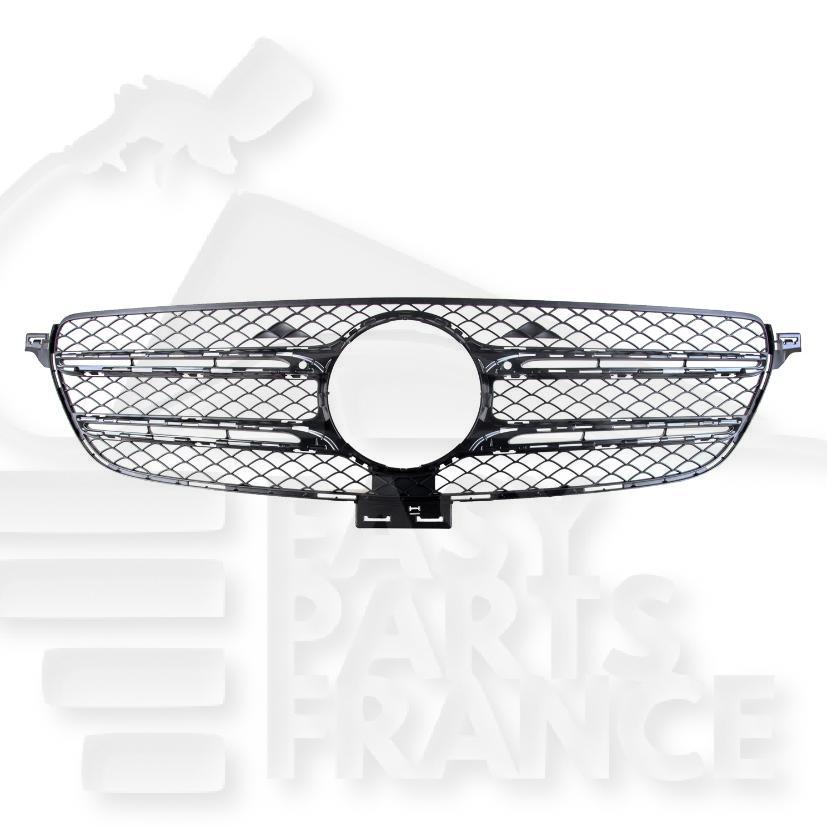 GRILLE DE CLANDRE NOIRE Pour MERCEDES CLASSE GLE SUV - W166 - ME381 03/15→