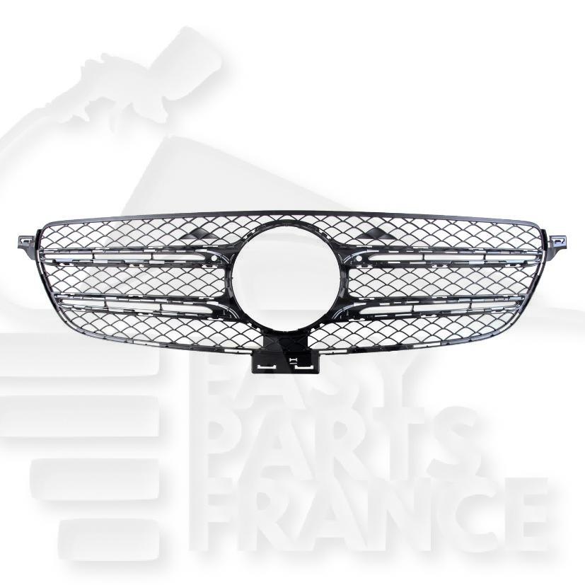 GRILLE DE CLANDRE NOIRE Pour MERCEDES CLASSE GLE - W166 - ME381 04/15→10/18