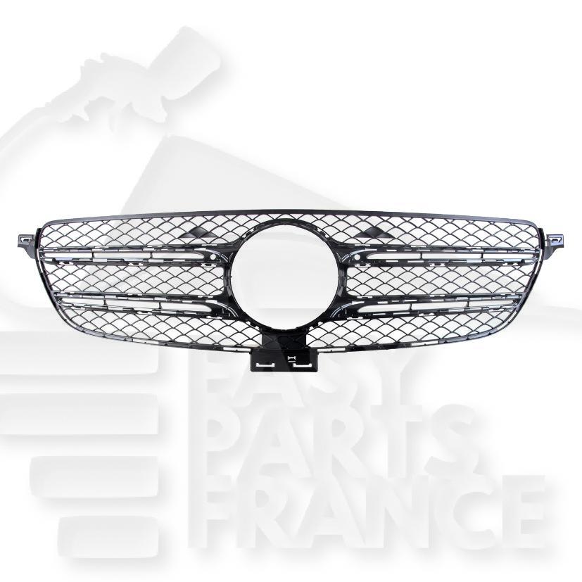 GRILLE DE CLANDRE NOIRE Pour MERCEDES CLASSE GLE SUV - W166 - ME381 03/15→