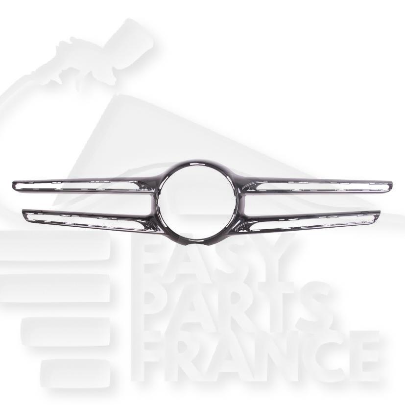 MOULURE DE GRILLE DE CALANDRE PEINTE-NOIRE A/TROU CAMERA Pour MERCEDES CLASSE GLE - W166 - ME381 04/15→10/18