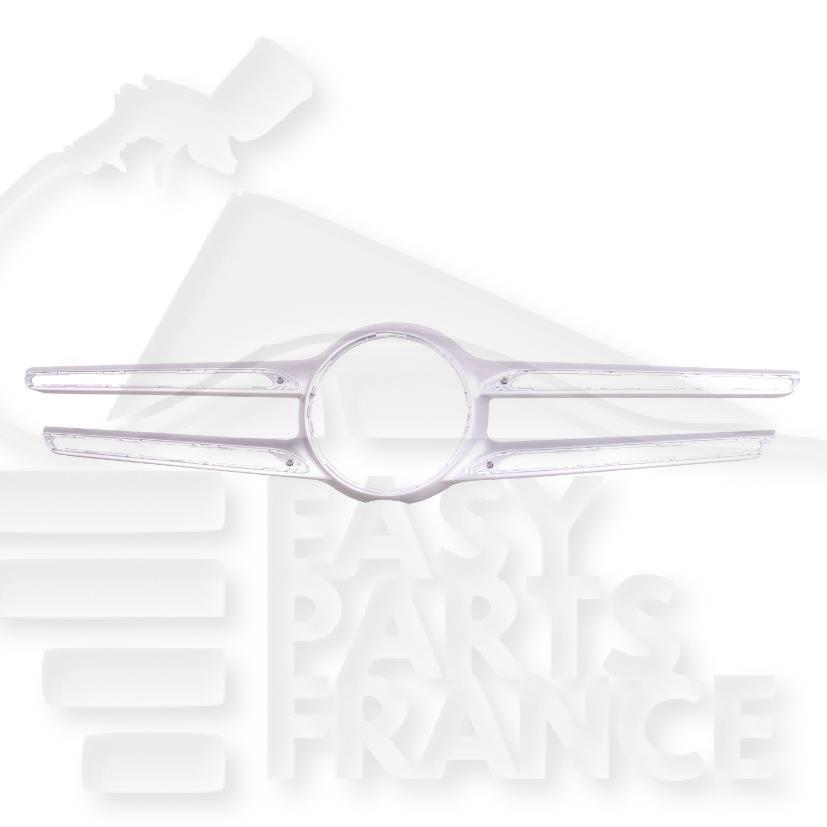 MOULURE DE GRILLE DE CALANDRE PEINTE-SILVER A/TROU CAMERA Pour MERCEDES CLASSE GLE - W166 - ME381 04/15→10/18