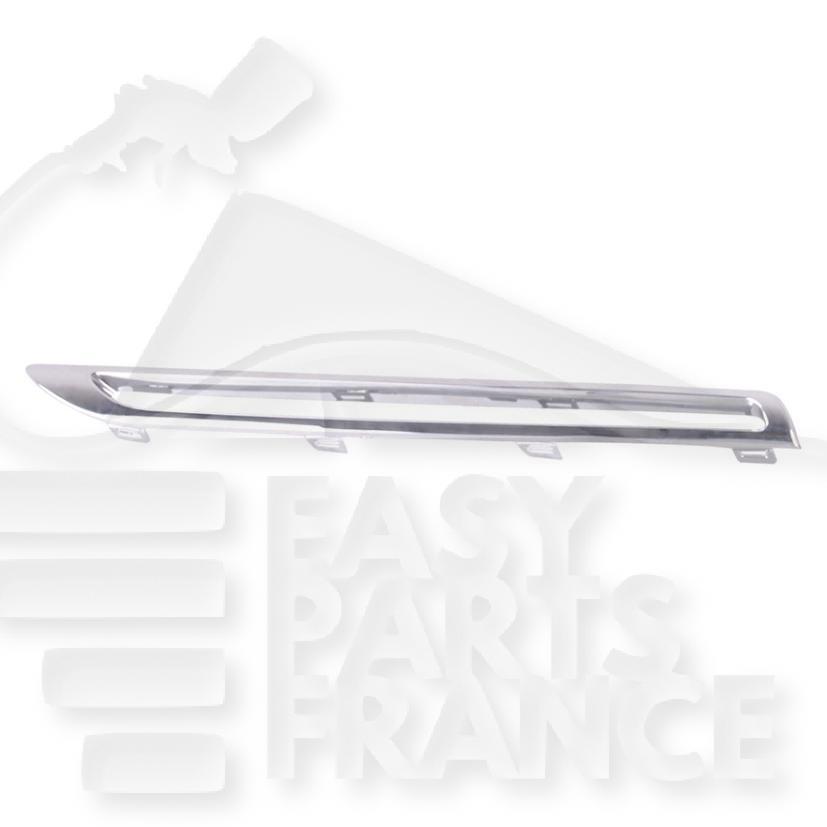 MOULURE DE GRILLE DE CALANDRE D CHROMEE Pour MERCEDES CLASSE GLE - W166 - ME381 04/15→10/18