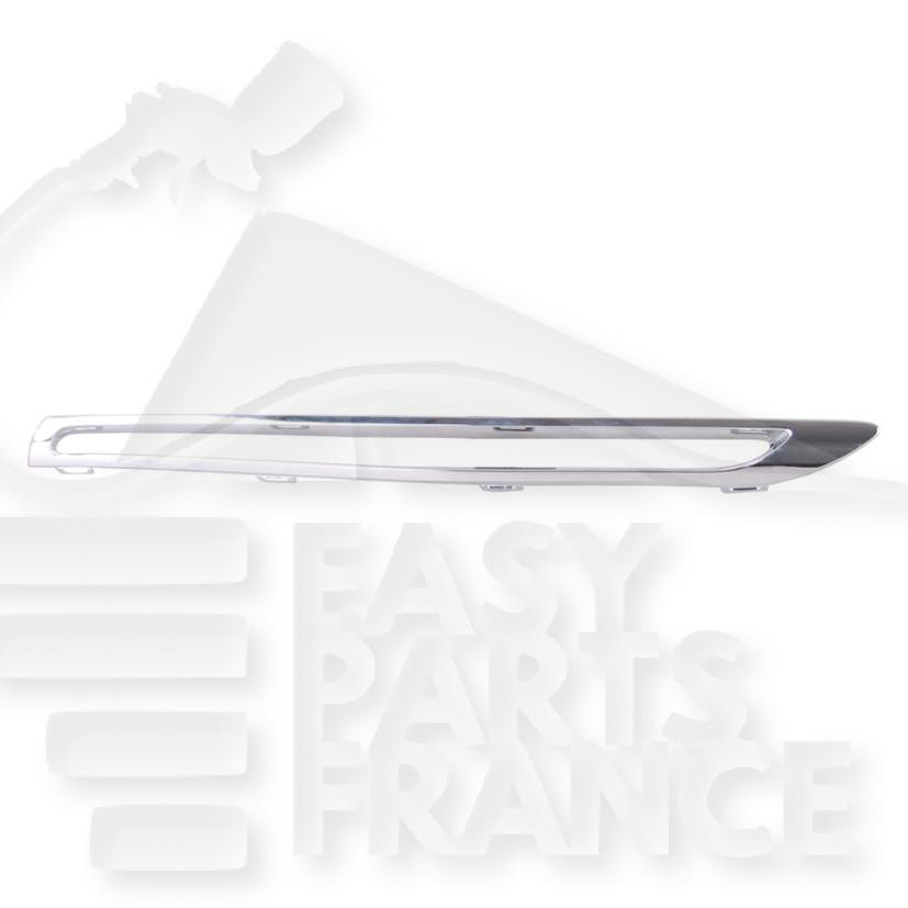 MOULURE DE GRILLE DE CALANDRE G CHROMEE Pour MERCEDES CLASSE GLE SUV - W166 - ME381 03/15→