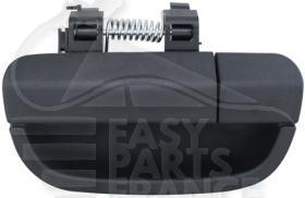 POIGNEE DE HAYON NOIRE S/EMPL BARILLET Pour MERCEDES VITO - VIANO - W639 - ME253 11/10→