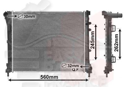 RADIA 0.9I S/48KW- 1.4I 16V -1.3 MJTDF 11/09→ 480 X 395 X 27 Pour FIAT 500 S - FT014 08/12→06/15