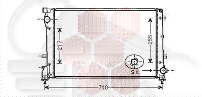 RADIA 1.4I 16V ABARTH 620 X 395 X 27 Pour FIAT 500 S - FT014 08/12→06/15