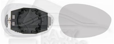 GLACE DE RETRO D CHAUF CONVEX Pour FIAT 500 S - FT014 08/12→06/15