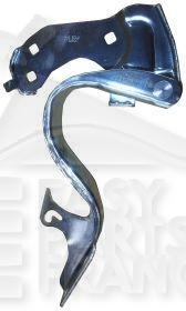 CHARNIERE DE CAPOT G Pour FIAT 500 S - FT014 08/12→06/15