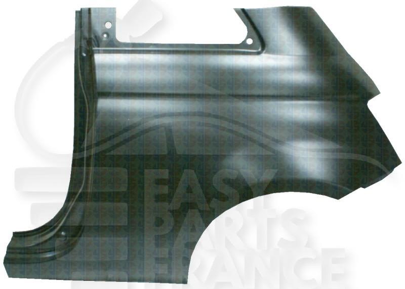 AILE ARG S/SPORT Pour FIAT 500 S - FT014 08/12→06/15