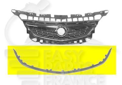 MOULURE DE GRILLE DE CALANDRE CHROMEE Pour OPEL ASTRA J - OP037 12/09→08/12