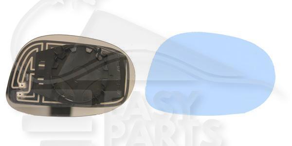 GLACE DE RETRO D +/- CHAUF Pour FIAT BRAVO - FT041 03/07→