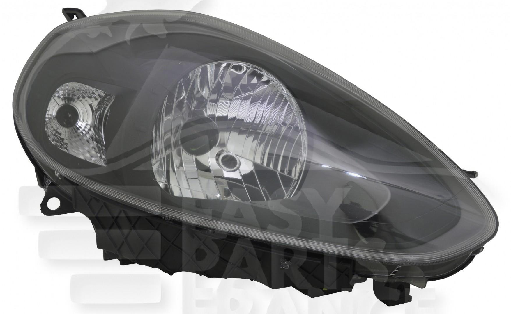 OPT D H4 ELECT A/MOTEUR F/NOIR Pour FIAT PUNTO - FT166 01/12→