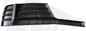 GRILLE DE PC AVD NOIRE Pour AUDI A3 -3/5 PTES - AD050 02/16→04/20