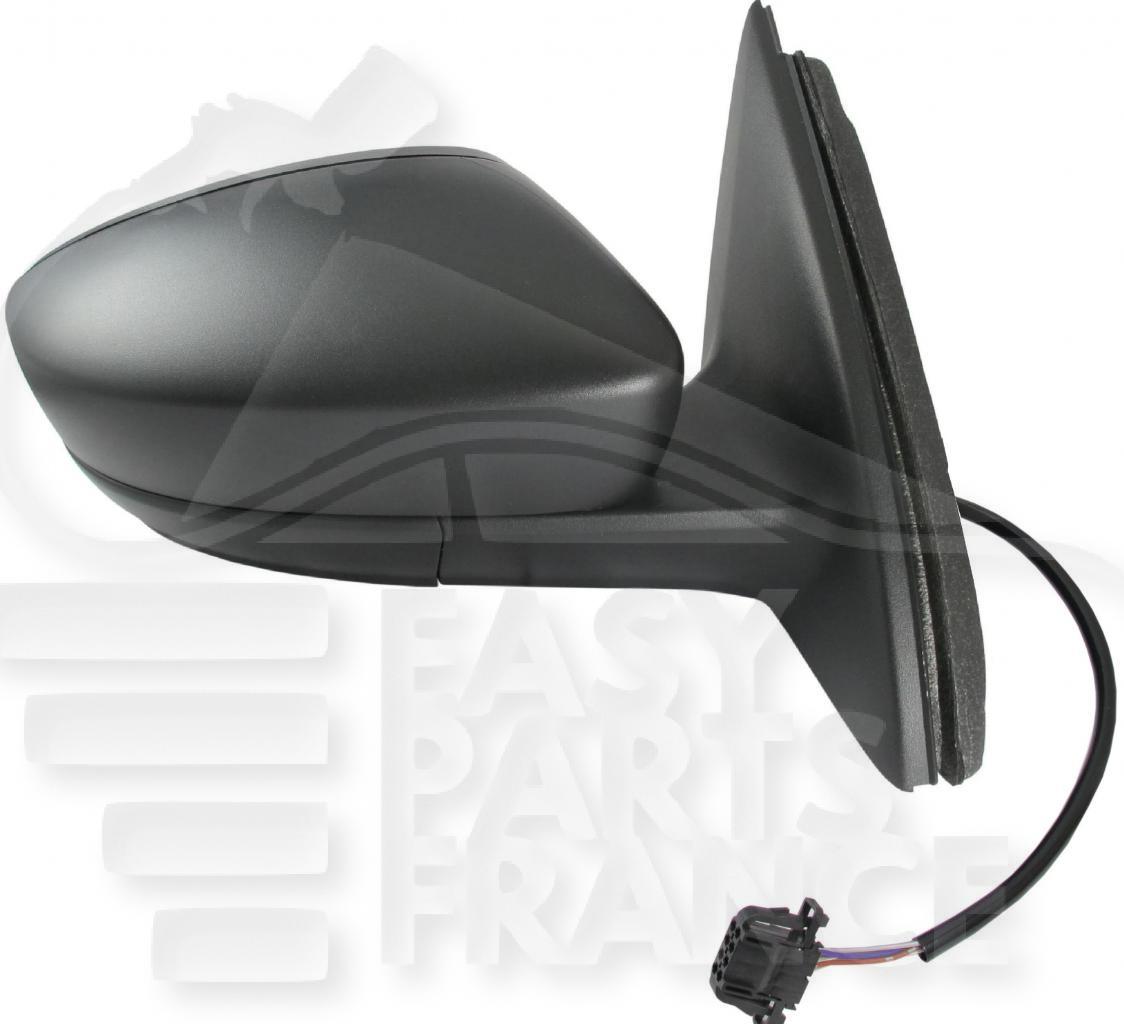 RETRO D ELECT CHAUF NOIR 5 PINS →08/15 Pour SKODA RAPID SPACEBACK - SK081 08/13→12/16