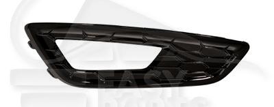 GRILLE DE PC AVG A/EMPL AB NOIRE MOD. ZETEC S - SPORT Pour FORD FOCUS - FD062 10/14→06/18