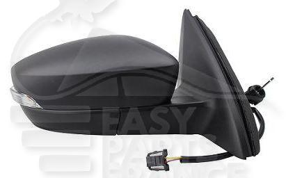 RETRO D ELECT CHAUF NOIR A/FEU - 09/15→ Pour SKODA RAPID SPACEBACK - SK081 08/13→12/16