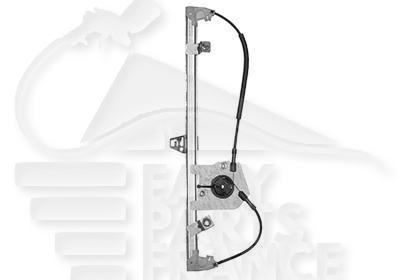 MECANISME DE LEVE VITRE ELECT AVD 2/4 PTES Pour OPEL COMBO - OP058 12/11→08/18