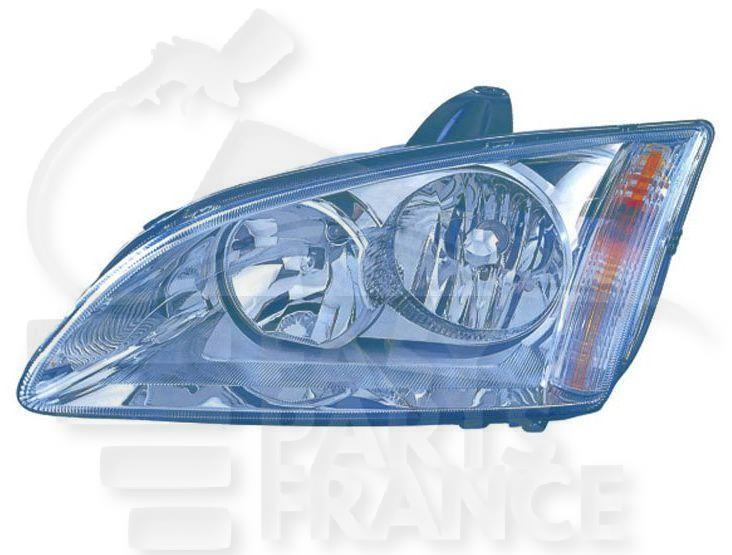 OPT G XENON+H7 ELECT S/MOTEUR F/CHROME VISTEON A/BALLASTRE Pour FORD FOCUS - FD052 04/04→12/07