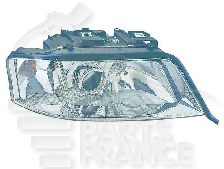 OPT D XENON+H7 ELECT S/MOTEUR →08/99 Pour AUDI A6 - AD091 07/97→05/01