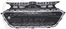 GRILLE DE CALANDRE NOIRE A/MOULURE CHROMEE & TROUS CAPTEURS Pour HYUNDAI I-20 5 PTES - HY073 01/15→07/18