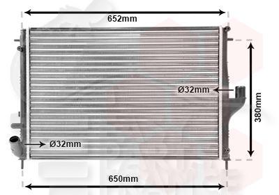 RADIA 1.6I A/CLIM - 1.5 DCI MOT K9K 796/K9K 830 - 585 X 410 X 23 Pour DACIA DUSTER - DC100 03/10→09/13