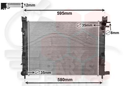 RADIA TT TYPES S/CLIM 510 X 400 X 16 Pour DACIA LOGAN MCV - DC042 01/13→12/16