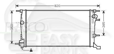RADIA 2.0 - 1.9/2.0 DCI +/- CLIM Pour RENAULT MEGANE - RN104 11/08→02/12