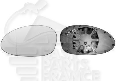 GLACE DE RETRO D CHAUF BLANCHE Pour BMW S1 E87/E81 - BM010 08/04→04/07