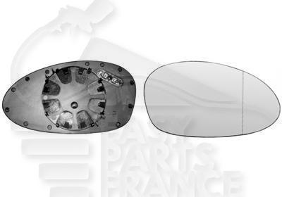 GLACE DE RETRO G CHAUF BLANCHE Pour BMW S1 E87/E81 - BM010 08/04→04/07