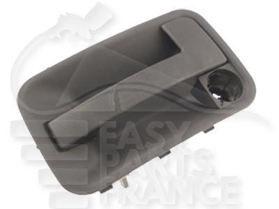 POIGNEE DE PTE EXT AVG NOIRE A/TROU BARILLET Pour FIAT SCUDO - FT190 10/95→12/03