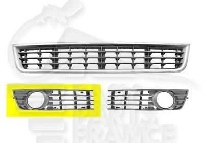 GRILLE DE PC AVD A/EMPL AB NOIRE Pour AUDI A4 (B6)- AD062 10/00→09/04