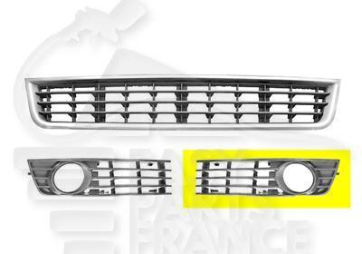 GRILLE DE PC AVG A/EMPL AB NOIRE Pour AUDI A4 (B6)- AD062 10/00→09/04