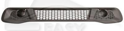 GRILLE DE PC AV CENTRALE NOIRE Pour SMART FORTWO - MC016 04/12→08/14