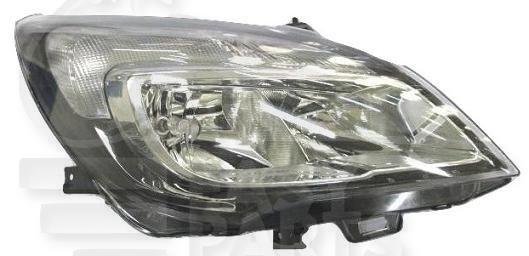 OPT D H7+H1 ELECT A/MOTEUR Pour OPEL MERIVA - OP103 04/13→