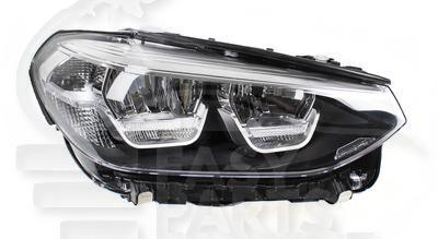 OPT D H7 LED ELECT A/MOTEUR Pour BMW X3 G01 - BM116 07/17→