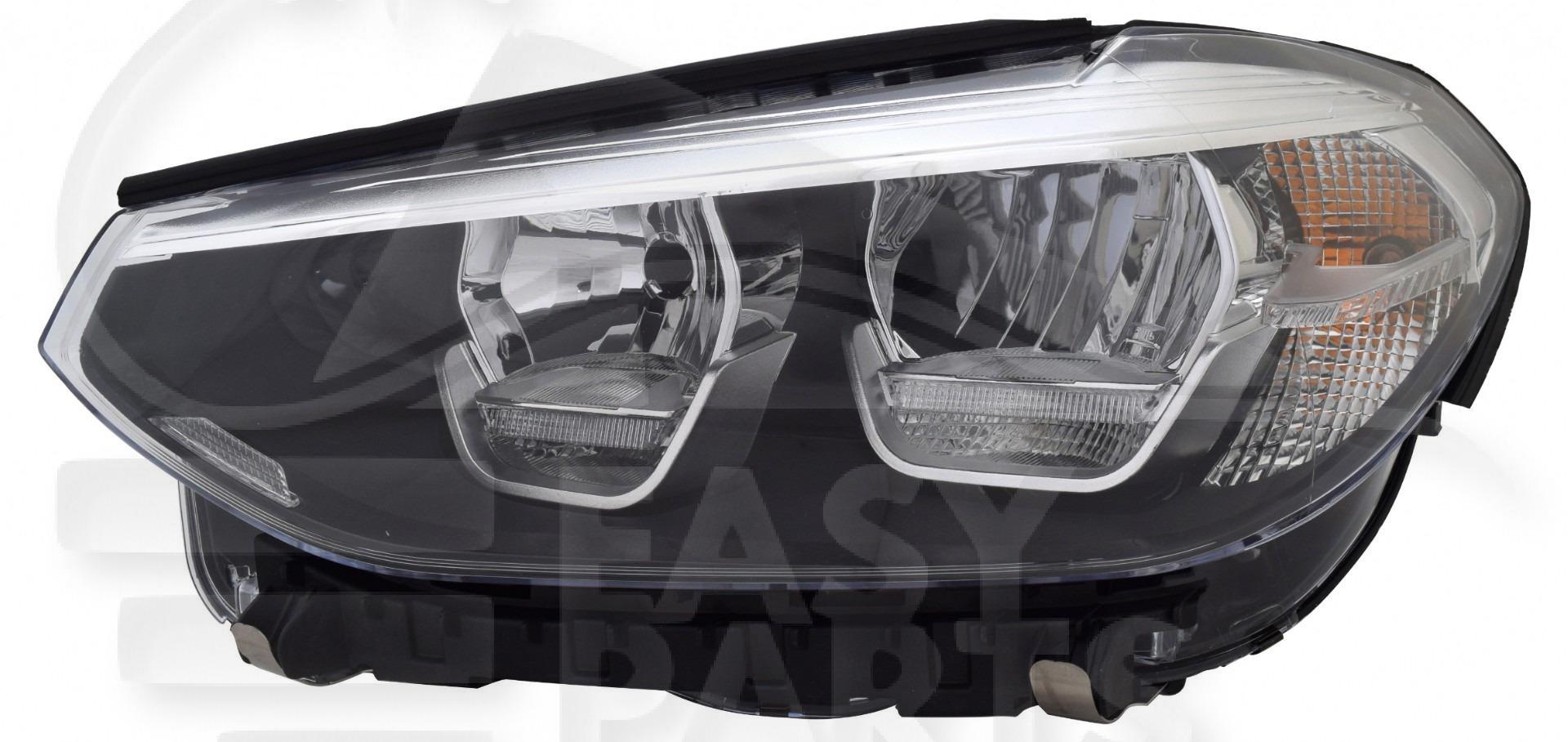 OPT G H7 LED ELECT A/MOTEUR Pour BMW X3 G01 - BM116 07/17→08/21