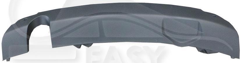 SPOILER DE PC AR NOIR SIMPLE ECH Pour AUDI A1 - AD020 09/10→11/14