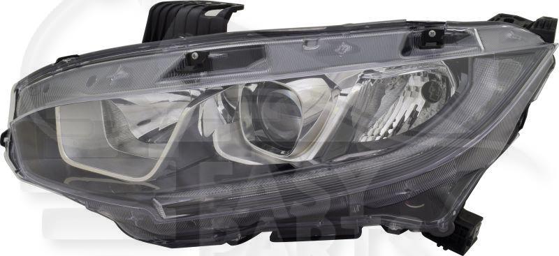 OPT G H11+HB3 ELECT A/MOTEUR LED Pour HONDA CIVIC 4 PTES - HD048 03/17→