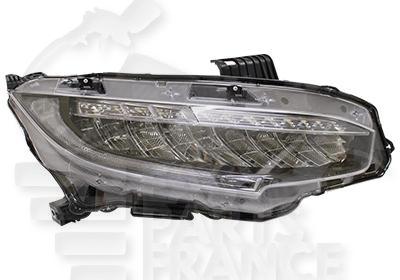 OPT D FULL LED ELECT A/MOTEUR Pour HONDA CIVIC 4 PTES - HD048 03/17→