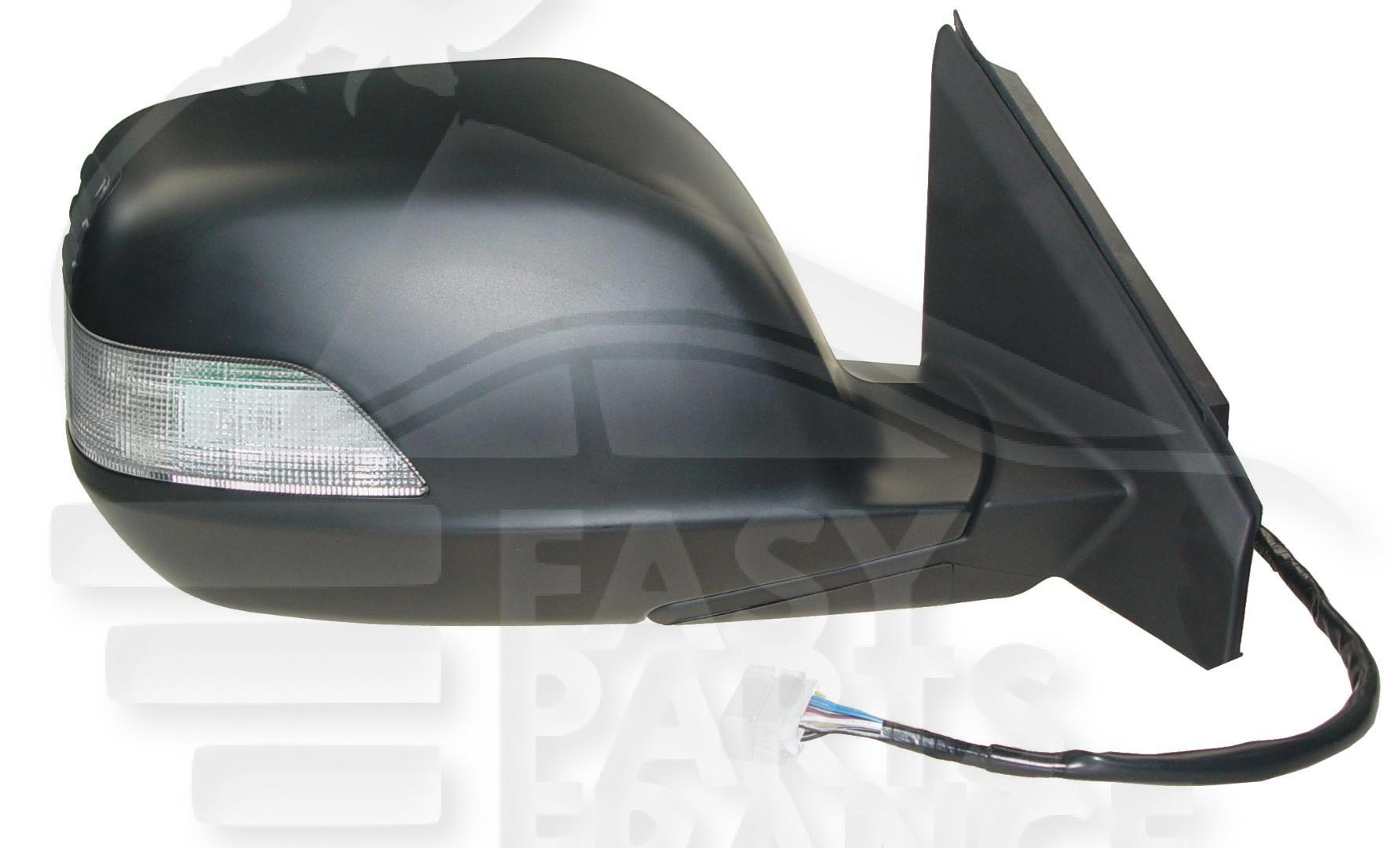 RETRO D ELECT CHAUF RAB A/FEU NOIR Pour HONDA CRV - HD085 01/10→09/12