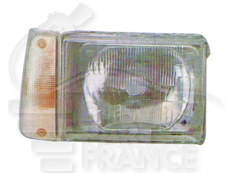 OPT D H4 MANUEL FEU BLANC Pour FIAT PANDA - FT150 01/86→08/03