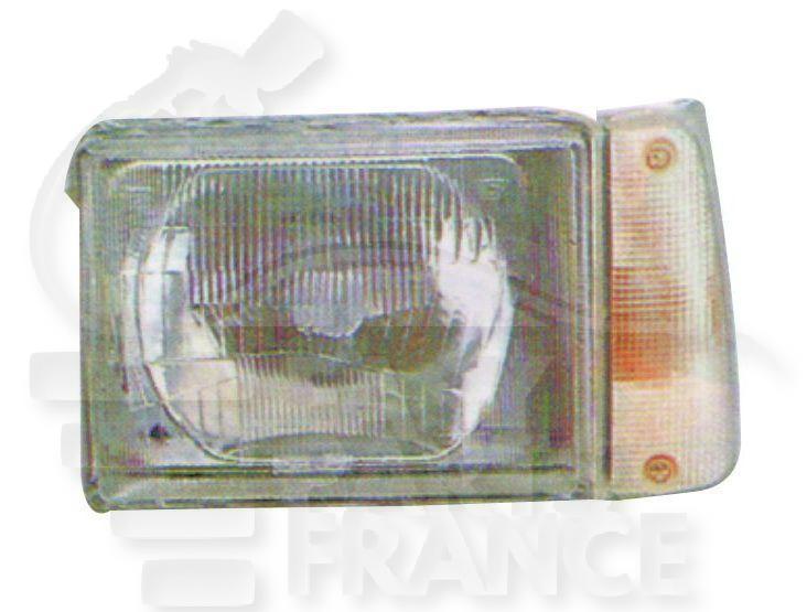 OPT G H4 MANUEL FEU BLANC Pour FIAT PANDA - FT150 01/86→08/03