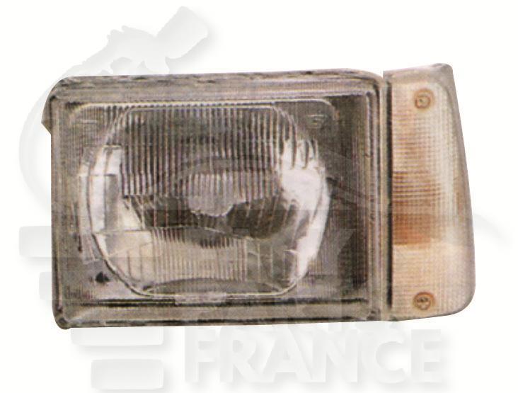 OPT G H4 ELECT S/MOTEUR FEU BLANC Pour FIAT PANDA - FT150 01/86→08/03